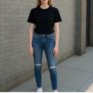 Sneak Peak Denim Distressed Jeans Size 11 Curvy